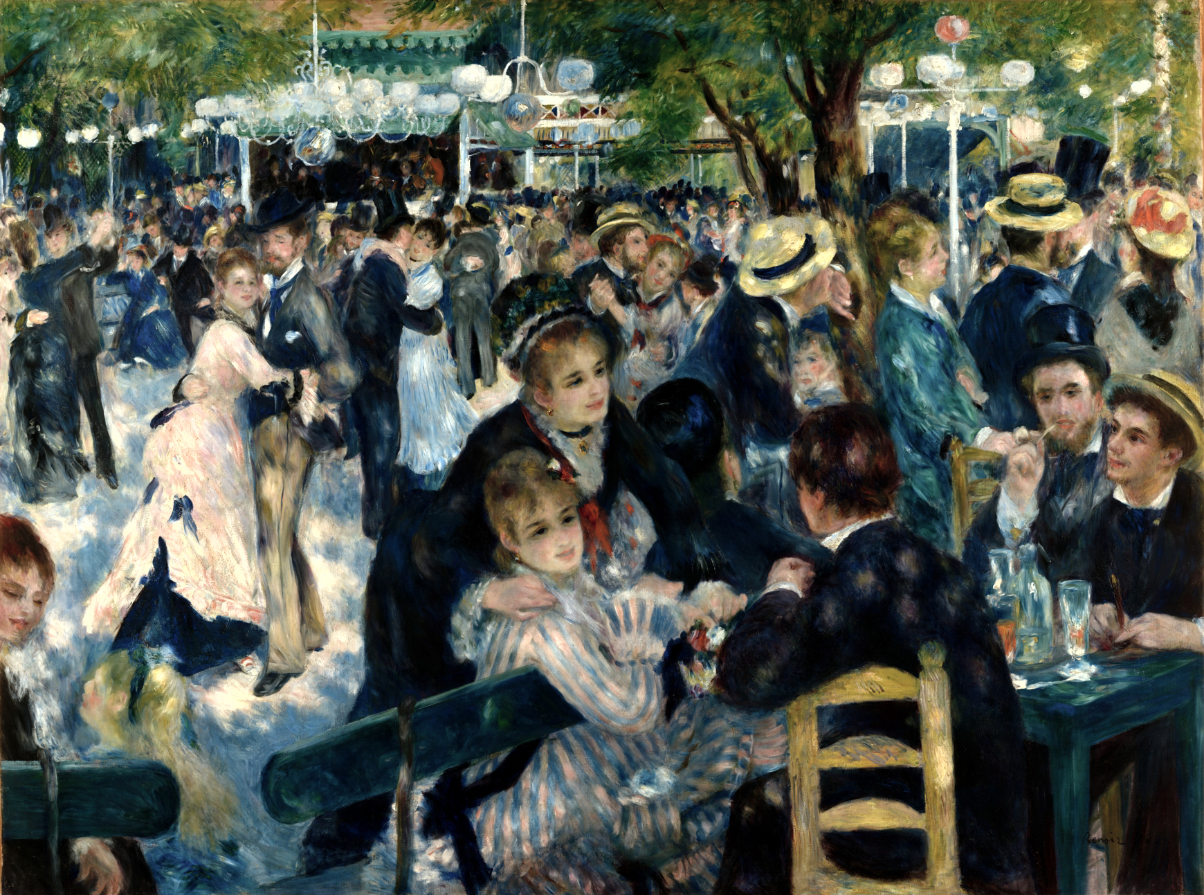 The Bal du moulin de la Galette by Renoir